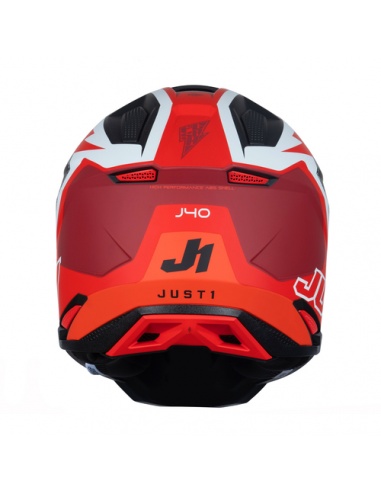 CASCO J40 FLASH RED/WHITE/BLACK MATT...