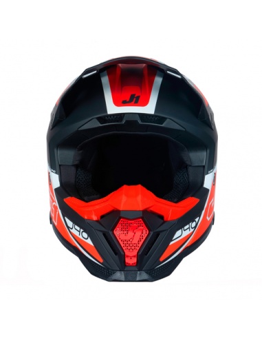 CASCO J40 FLASH RED/WHITE/BLACK MATT...