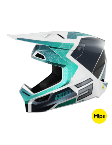 SHOT Race Phaser Blue Turquoise Pearly