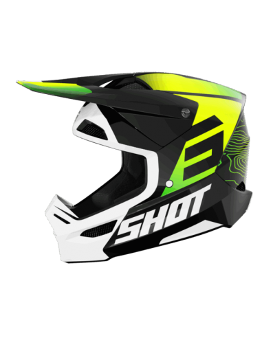 SHOT Furious Apex Neon Yellow Glossy