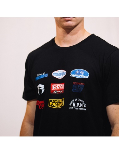 REMERA RPMCROSS MANGA CORTA PARCHES