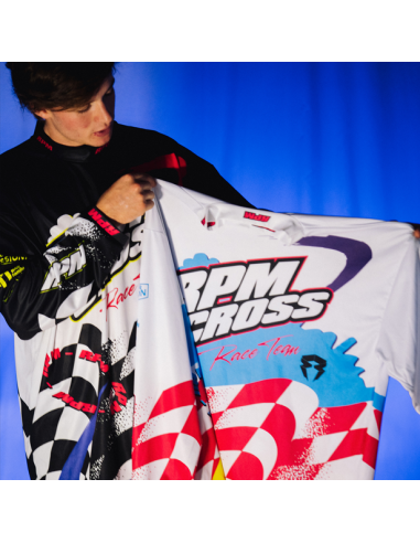 REMERA RPMCROSS OVERSIZE VINTAGE BLANCA