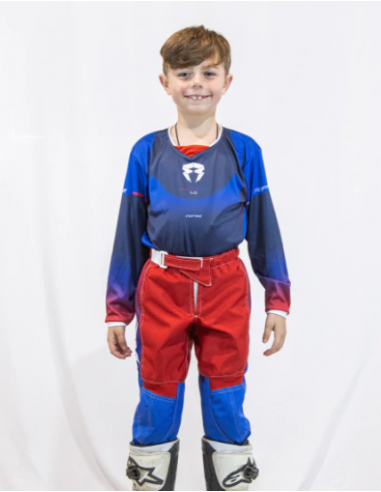 CONJUNTO RPMCROSS KIDS 1.0 AZUL/ROJO