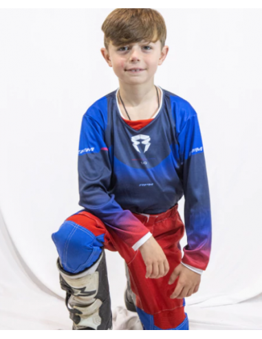 CONJUNTO RPMCROSS KIDS 1.0 AZUL/ROJO