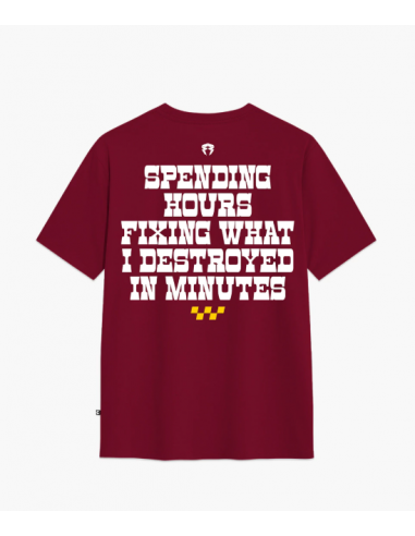 REMERA RPMCROSS HOURS BORDO