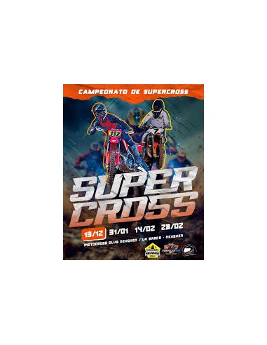 ENTRADAS SUPERCROSS 2025/2026 SOLO...