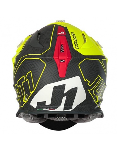 CASCO JUST1 J18 VERTIGO RED/GREY FLUO...