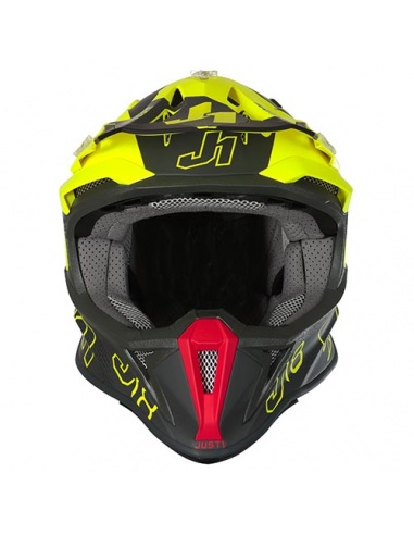 CASCO JUST1 J18 VERTIGO RED/GREY FLUO...